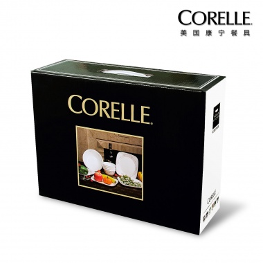 CORELLE 美国康宁餐具 金色系列 CR-0807（金色十六件套）